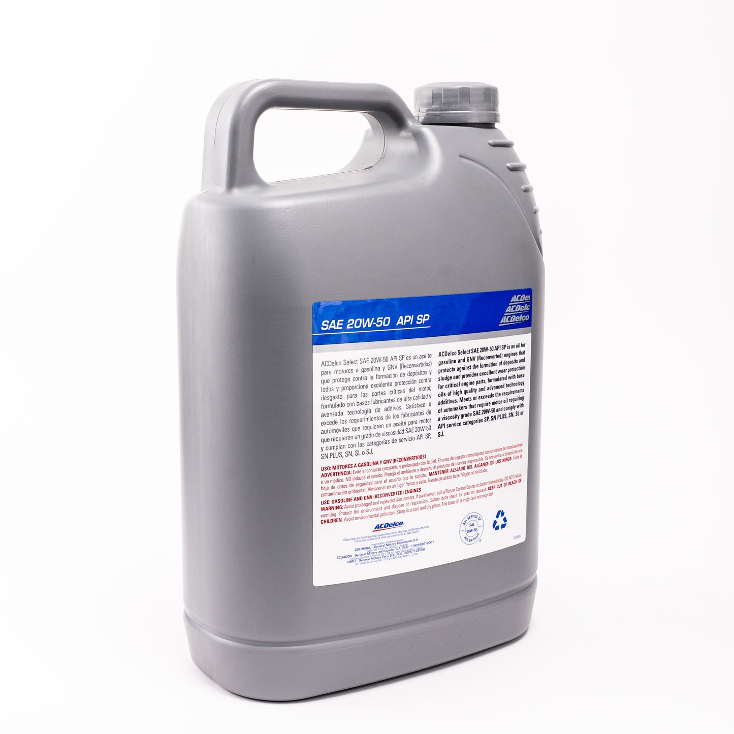 Aceite de motor ACDelco SAE 20W-50