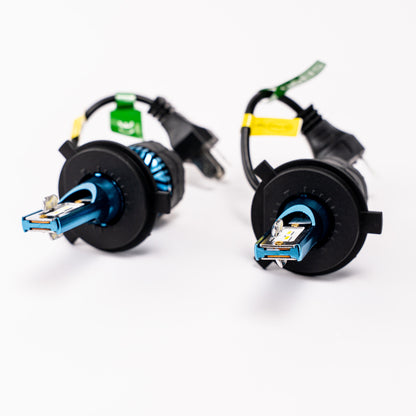 Faros LED H4 para Automóvil – Bombillas LED Súper Brillantes para Coche H1 H3 H7 H11 9005 9006 HB3 HB4 12000LM 12V Lámparas con Diodos